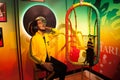 Wax figure of Bob Marley singer in Madame Tussauds Wax museum in Amsterdam, Netherlands