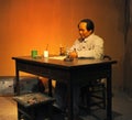 Wax figure of chairman Mao