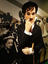 Wax figure of Charlie Chaplin at Madame Tussauds, Amsterdam.