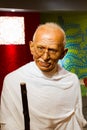 Wax figure of the famous Mahatma Ghandi