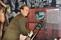 Glenn Miller, wax statue in Madame Tussauds Museum New York City.