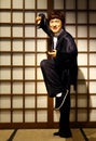 Wax statue of jackie chan, on display at madame tussauds in hong kong Royalty Free Stock Photo