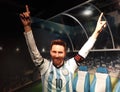 Wax figure of Lionel Messi, at Madame Tussauds, Amsterdam.