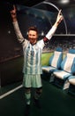 Wax figure of Lionel Messi, at Madame Tussauds, Amsterdam.