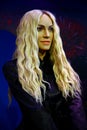 Wax statue of american pop diva, madonna louise ciccone, on display at madame tussauds in hong kong