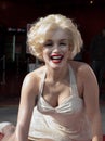 Wax figure of Marilyn Monroe Royalty Free Stock Photo