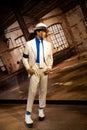 Wax figure of Michael Jackson in Madame Tussauds Wax museum in Amsterdam, Netherlands Royalty Free Stock Photo