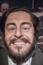 Luciano Pavarotti wax figure