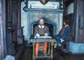 Wax figure of world-famous British writer William Shakespeare at Madame Tussauds museum. London Royalty Free Stock Photo