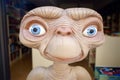 Wax sculpture of the alien being from E.T. the Extra-Terrestrial movie directed by Steven Spielberg