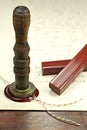 Wax seal Royalty Free Stock Photo