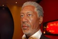Wax statue of Morgan Freeman
