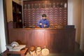 Wax about traditional Chinese medicine store