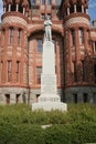 Waxahachie, TX : Historic Ellis County Courthouse and Statue located in downtown Waxahachie, Texas