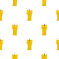 Waxen candle pattern seamless Royalty Free Stock Photo