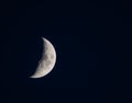 Waxing crescent moon phase