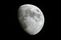 Waxing Gibbous Moon - Earth view Northern Hemispher