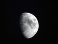 Waxing Gibbous humpbacked moon phase