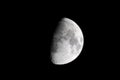 Waxing gibbous moon Royalty Free Stock Photo