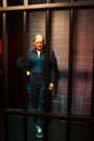 A waxwork of Anthony Hopkins as Hannibal Lecter at Madame Tussauds wax museum