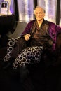 Waxwork of Hugh Marston Hefner on display at Madame Tussauds