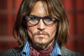 Waxwork of Johnny Depp on display at Madame Tussauds