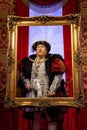 Waxwork statue of Henry VIII King of England, Madame Tussauds, London, United Kingdom Royalty Free Stock Photo