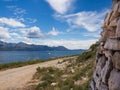 The way around the coast on Hvar island, Croatia Royalty Free Stock Photo