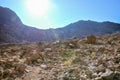 The Road to The Holy Mountain Sinai Royalty Free Stock Photo