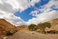 Way in the desert, near red canyon, Israel