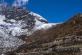 Way between the Gokyo and Machhermo Royalty Free Stock Photo