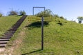 Way marker signage indicating: walking route, bird lookout and towards Bomenmonument