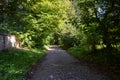 Picturesque cobblestone road in a little village in Polen Royalty Free Stock Photo