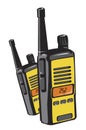 2 way radios Royalty Free Stock Photo