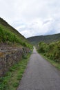 way between railroad and vineyards near Lehmen