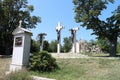 Way of Sorrows by Tihany Abbey on hummock of Tihany Peninsula, Balaton