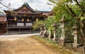 Shaden Sanctuary of Kitano Tenmangu shrine. Kyoto. Japan Royalty Free Stock Photo
