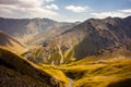 The way to Atsunta pass, Tusheti, Georgia Royalty Free Stock Photo