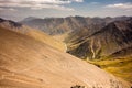 The way to Atsunta pass, Tusheti, Georgia Royalty Free Stock Photo