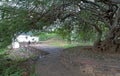 Way to Boat Jetty at Krishna river at Nagarjuna Konda