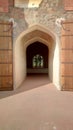 Way to the restored Cenotaphs of Abdul Rahim Khan I Khanan and his wife Mah Banu Royalty Free Stock Photo