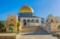 The way to the Dome of the Rock Royalty Free Stock Photo