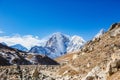 Way to Everest base camp. Sagarmatha national park, Nepal Royalty Free Stock Photo