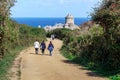 Way to Fort La Latte, Brittany, France