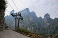 The way to go to the heaven door mountain at Zhangjiajie