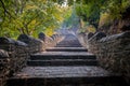 Way to lohagad. The cleanest fort in Pune India. Royalty Free Stock Photo