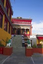 Way to Maitreya Buddha Thiksey Monastery, Jammu and Kashmir, India Royalty Free Stock Photo