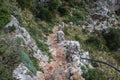 Trail in Kadisha Valley in Lebanon