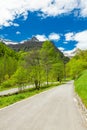 Way to monte zucchero and rasiva Royalty Free Stock Photo