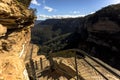 Way to National Pass near Wentworth Falls, near Katoomba, Blue Mountain, Sydney Royalty Free Stock Photo